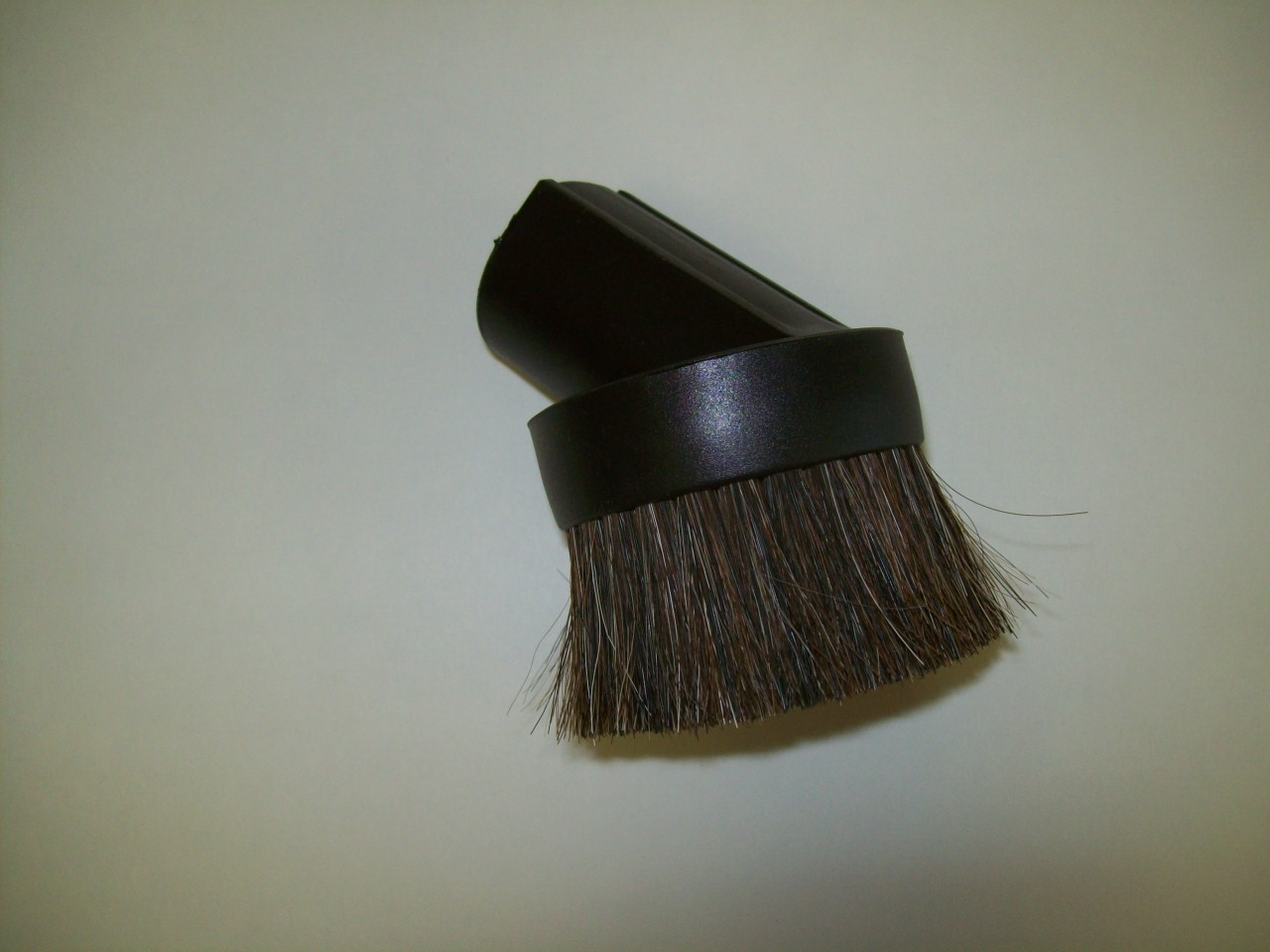 Dusting Brush, Heavy Horse Hair Bristles Black 1.25 in