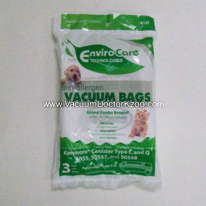 Bag, Style C and Q 5055/ 50558 ALLERGEN 3/pck